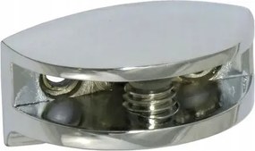 Kitámasztó üvegpolc tartó Króm üveg 6mm Mod.32