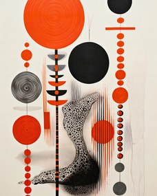 Poszter 40x50cm Kontrasztos Kozmosz