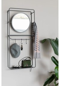 Fekete acél előszoba bútor Duco – White Label