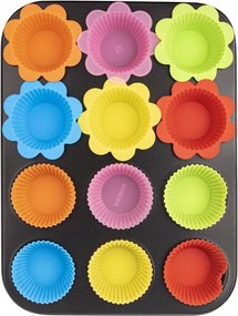 Muffin Forma Szilikon Tepsi 12DB-OS Muffin Szett