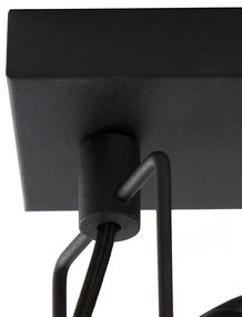 Ipari spotlámpa fekete 2 lámpás - Suplux