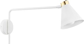 Argon Avalone oldalfali lámpa 1x15 W fehér-sárgaréz 8007