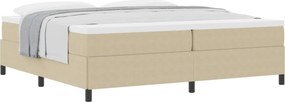 vidaXL Boxrugós ágy Szürke zöld 200 x 200 cm Bársonyos szövet