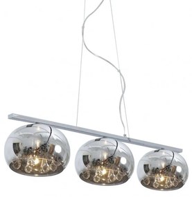 ZUMA LINE P0076-03S-F4FZ CRYSTAL Kristály Függesztett Lámpa Króm G9 IP20