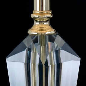 Orion LA 4-1201 - Kristály asztali lámpa VERONIQUE 1xE27/60W/230V krémes/átlátszó