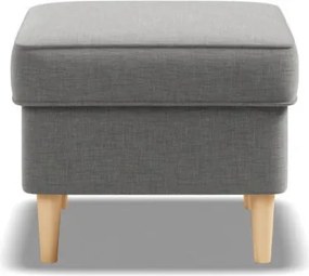 Uszak lábtartó, fonott, szürke