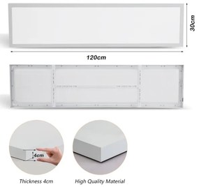 Brilagi - FRAME LED fürdőszobai lámpatest LED/50W/230V 3000/4000/6000K IP44 fehér