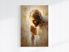 Poszter Jézus Krisztus Imádság Vallásos Művészet 40x60
