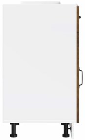 Konyhai alapszekrény Kalmar füstölt tölgy műfa