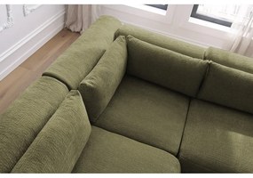 Zöld sarokkanapé (variálható) Jeanne – Bobochic Paris