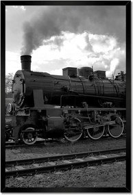 Poszterek keretben 40x60 Wolsztyński gőzmozdony TR565