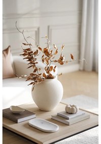 Natúr színű dohányzóasztal tölgyfa asztallappal ø 80 cm Deerfield – Rowico