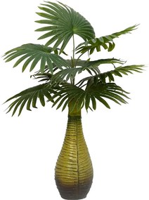vidaXL zöld mesterséges pálmanövény 9 levéllel 65 cm