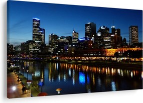 Éjszaka Melbourne-ben (90x60 cm)