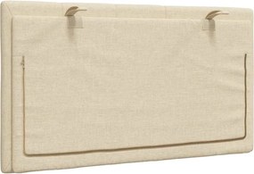 krémszínű szövet fejtámla párna Hanko 80 cm