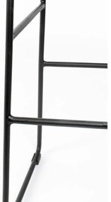 Fekete bárszék szett 2 db-os (ülésmagasság 62 cm) Tangle – White Label