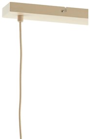 Bézs függőlámpa üveg búrával Itela – Light &amp; Living