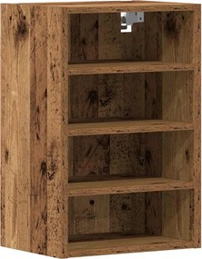 vidaXL “Riga” antik fa színű szerelt fa függőszekrény 40x29,5x60 cm