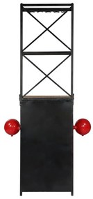 Tömör mangófa traktor borszekrény 49 x 31 x 172 cm