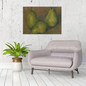 Kép - Paul Cézanne, Three Pears, reprodukciók (70x50 cm)
