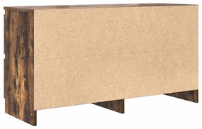 füstös tölgy színű szerelt fa TV-szekrény 100x35x54 cm