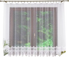 Rövid Egyenes Kész Függöny Szalaggal, Eredeti Minta Az Alján 450x110.