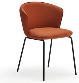 Narancssárga kárpitozott étkezőfotel szett 2 db-os Add – Teulat