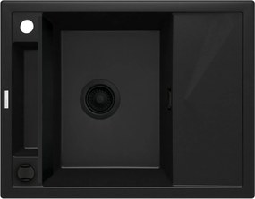 Deante Magnetic gránit mosogató 64x50 cm fekete ZRM_N11A