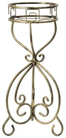 Virágállvány 76x32 cm arany