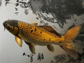 Poszter 40x30cm Békés Koi hal