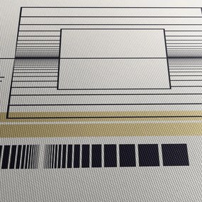 Kép - Geometriai formák N⁰6 (120x50 cm)