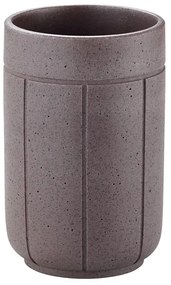 Sötétszürke poligyanta fogkefetartó pohár Kua – Blomus