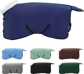 vidaXL Ló Takaró Sötétkék 85 cm Polár fleece