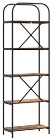 Könyvespolc Régi fa 60 x 30 x 183 cm Faanyag