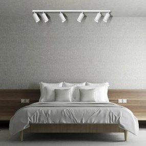 Fürdőszobai spotlámpa TURYN 6xGU10/10W/230V IP44 fehér