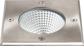 RENDL RIZZ SQ 125 rozsdamentes acél 230V LED 7W 41° IP67 3000K