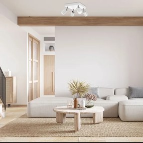 Spotlámpa RENO 4xGU10/8W/230V fehér/króm