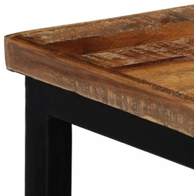 újrahasznosított tömör tíkfa konzolasztal 90 x 30 x 76 cm