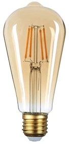 Optonica ST64 Vintage Dimmelhető Filament LED Izzó E27 8W 700lm 2500K meleg fehér arany üveg Edison 1322