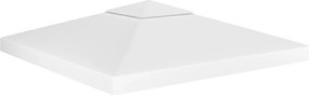 vidaXL fehér kétszintes pavilon-tetőponyva 310 g/m² 3 x 3 m