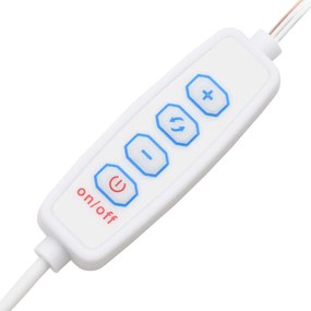 szürke sonoma színű tükrös szekrény LED-ekkel 90 x 31,5 x 62 cm