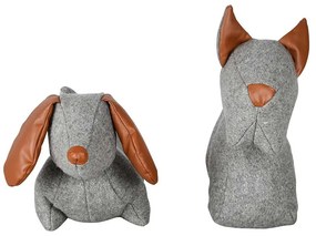 Ajtókitámasztó kutya, westie alakú, 1,5 kg