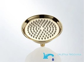 Zuhanypanel woo-1872 falon kívüli kivitelben, LED-világítással, többféle aranyszínű felülettel