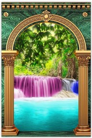 Poszterek 80x120 Színes vízesés