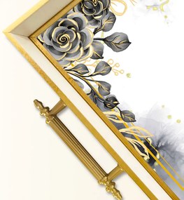 Üveg tálca, 38×24 cm – TPB9771