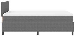 Box Spring Ágy Matraccal Világosszürke 120x200 cm Kordbársony Szövet