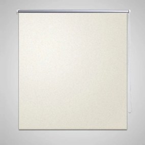 vidaXL Roló Elsötétítés Törtfehér 100 x 175 cm