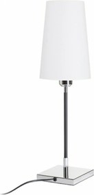 Rendl Lulu asztali lámpa fehér/fekete króm E27 max. 28W 230V