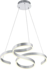 TRIO 371310105 FRANCIS Modern Led Függesztett Lámpa Ezüst LED IP20