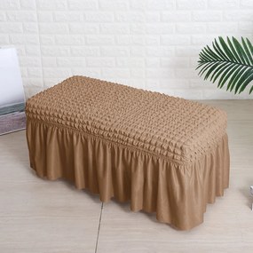 HeverőHuzat, PadHuzat (L-es, seersucker, karamell barna)